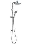 Brand New Boxed Fresh Dual Shower Head & Riser Rail Kit - Chrome RRP £140 *No Vat*