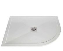 Brand New Boxed Everstone Offset Quad Shower Tray - Right Hand 1100x800mm RRP £265 **No Vat**