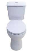 Brand New Boxed Tilwick Ceramic Close Coupled Toilet RRP £80 *No Vat*
