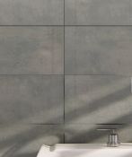 Brand New Boxed Ashbourne Concrete Ceramic Wall Tile 250 x 400mm - 1sqm Pack 6 packs RRP £120