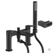 Brand New Boxed Aero Shower Mixer Tap Matt - Black RRP £210 *No Vat*