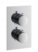 Brand New Boxed Round Shower Valve 1 Outlet Thermostatic - Chrome RRP £180 **No VAT**