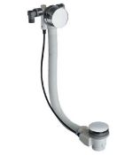 Brand New Boxed Coolfill Single Ended Bath Waste Chrome (Bath Filler & Integrated Waste) RRP £40