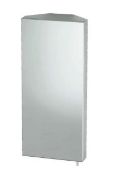 Brand New Boxed Corner Bathroom Mirror Cabinet 300x670mm RRP £100 **No Vat**