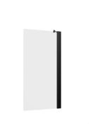 Brand New Boxed Noir Fixed Bath Screen Black RRP £200 **No Vat**