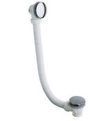 Brand New Boxed Bath Click Clack Double Ended Bath Waste - Chrome RRP £49 **No Vat**