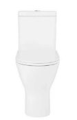 Brand New Boxed Falcon Rimless Open Back Close Coupled Toilet with Soft Close Toilet Seat RRP £32...