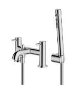 Brand New Boxed Vantro Chrome Deck Mounted Bath Shower Mixer Tap RRP £120 *No Vat*