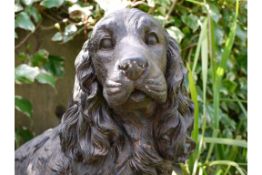 Large Spaniel Garden Ornament