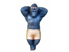 Sunbathing Cool Gorilla Themed Ornament