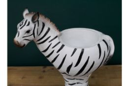 Safari Inspired Zebra Foot Themed Planter