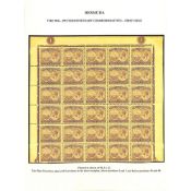 Bermuda 3d Unmounted Mint Block of Thirty, Rows 1-6, Margins On Three Sides With Plate Number 