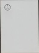 Antarctic 1910-13 Piece of Letterhead Used By Captain Scott On The Terra Nova Ship During The