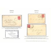 Bermuda 1889 Covers To Hon. G.S Tucker, Paget, Franked 1d Tied By Unusually Clear Strikes of The