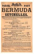 Bermuda 1890 (Mar 25) British Post Office Notice 