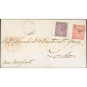 Bermuda 1873 (Apr 2) Cover To London 