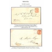 Bermuda 1890 Covers To London Endorsed 