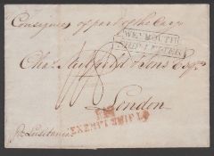 Great Britain - Ship Letters - Weymouth 1837 Entire To London Endorsed 