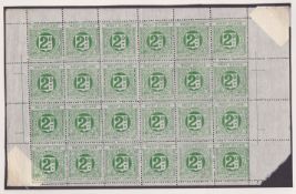 Ireland - C.1900 Full Sheet of 24 