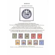Bermuda 1902-03 Crown Ca ½d, 1d and 3d, and 1906-10 Multiple Crown Ca ¼d - 4d Set of Seven All