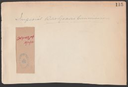 Great Britain World War One / Official 1918 Handstamp For The Imperial War Graves Commission From...