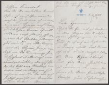 Queen Victoria Two Pence Halfpenny Value Thirteen A Envelope: Germany Mr Hermann Muther Kunigspl...