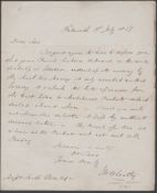 G.B. - Transatlantic / Forwarding Agents 1837 Entire Letter Written By G.W. Wheatley In Falmouth