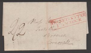 GB Ship Letters 1814 January 28th 1814 Entire Letter Written By Captain Samuel Hext of The 83rd