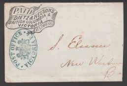 British Columbia c.1865 Printed 