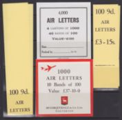Great Britain Stationery 1968 Interesting Group of Airletter and Stationery Wrappers Ex Mccorkind...