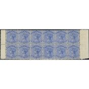Bermuda 2½d Deep Ultramarine, Unmounted Mint Block of Twelve, Margins At Both Sides, Superb. S.G....