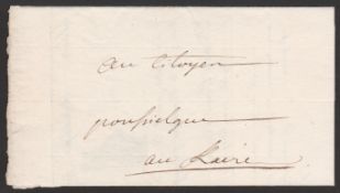Egypt - French Occupation 1799 Entire Letter With Printed Heading of 