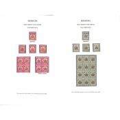 Bermuda 1902-03 Crown Ca ½d, 1d and 3d, Mint Study On Four Pages Including 