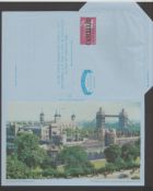 Great Britain 1963 Great Britain 6d Special Issue Airletter With Picture of The Tower and Tower