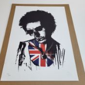 Title: Paul Insect (UK 1971 -) 'Dead Sid' from Dead rebels Series-Early Street Graf Pictures On