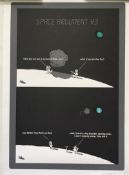 Title: Modern Toss (b.1970) Space argument #3 Pictures on Walls, like Banksy 2007 Jon Link & Mick