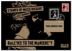 Title: James Cauty (1956 - ) Jimmy Cauty Stamps of Mass Dissent Last Hurrah LIZ 96 Cash-In Special -
