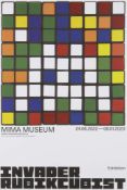 Title: Invader (b. 1969-) Rubikcubist Poster 9 Ð Rubik Invader, CYCLOPS, Ð A Mima Exhibition Poster,