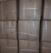 Pallet of Over 2,500 Capped 100ml Clear Bottles - New & Boxed.