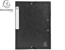 Exacompta Folder Cartobox Black Office Stationary Storage Filing Box X5