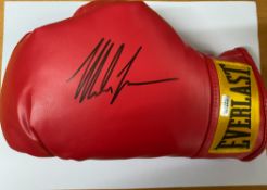 Mike Tyson Signed Boxing Glove