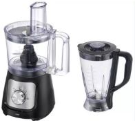 2 x Logik Food Processors – Black. L500FP21