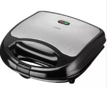 6 x Logik Stainless Steel Sandwich Toaster Maker. LO2SMS17
