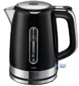 5 x Logik 1.7L Kettles – Black. L17SKB21