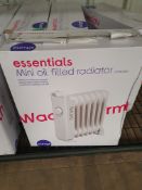 2 x Currys Oil Filled Radiators. C07MOR21