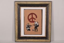 Banksy Aerosol and Stencil Artwork