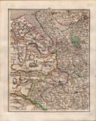 Merseyside North Wales Cheshire - John Cary’s Antique 1794 Map.