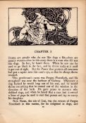 The Birth of Bran 1924 Irish Fairy Tales Arthur Rackham Print.