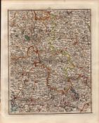 Oxford Reading Henley Marlow Maidenhead - John Cary’s Antique 1794 Map.