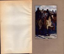 “The Farmer” Rare Antique Colour Illustration by Jack B Yeats.